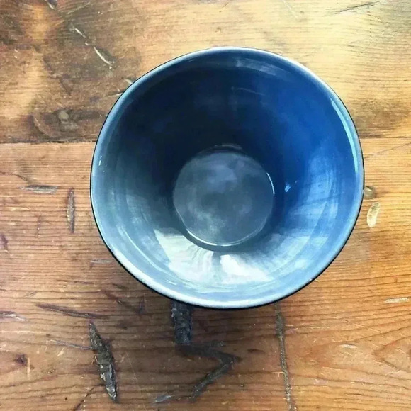 Fuchsia Pink & Black Sweet Little Ceramic Bowl - Picture 3 of 5